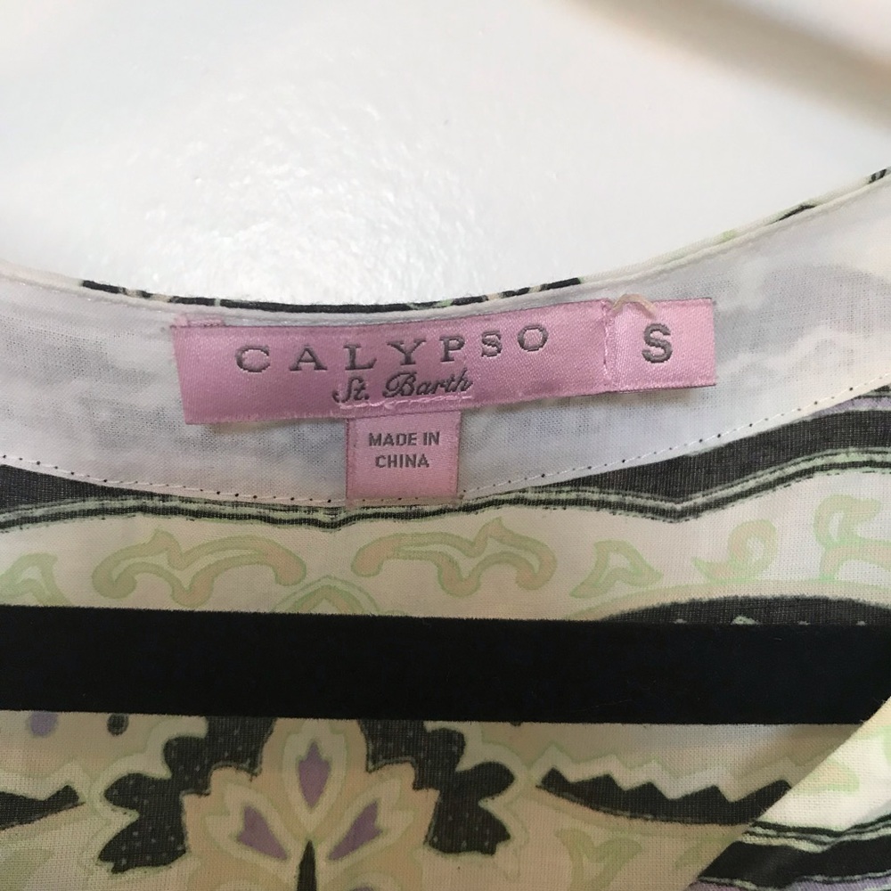 Calypso St Barth Patterned Tunic - image 5